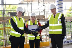 uni Surrey Jeff Niehorster at Surrey LRC topping out Oct 10