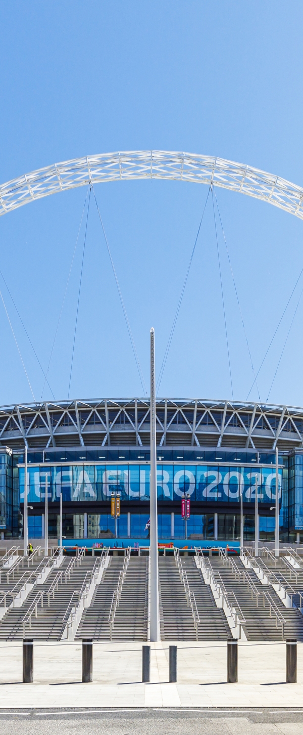 The Olympic Steps leading up to Wembley Stadium 