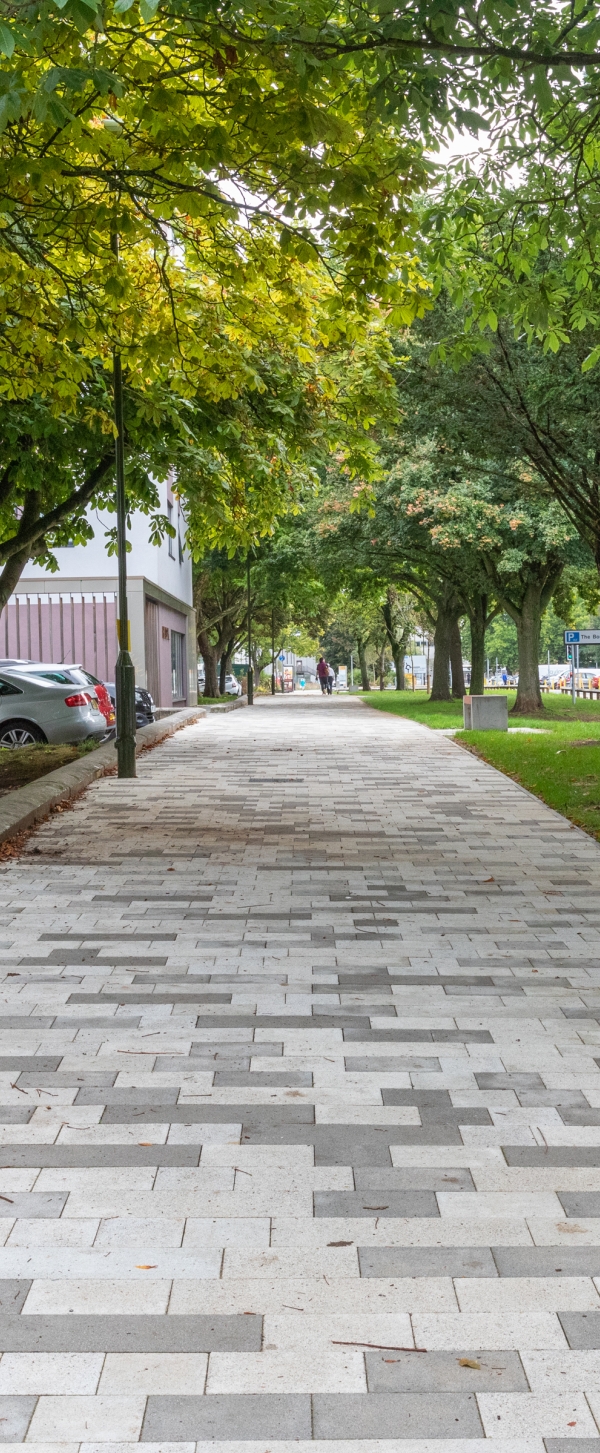 Crawley new footpath