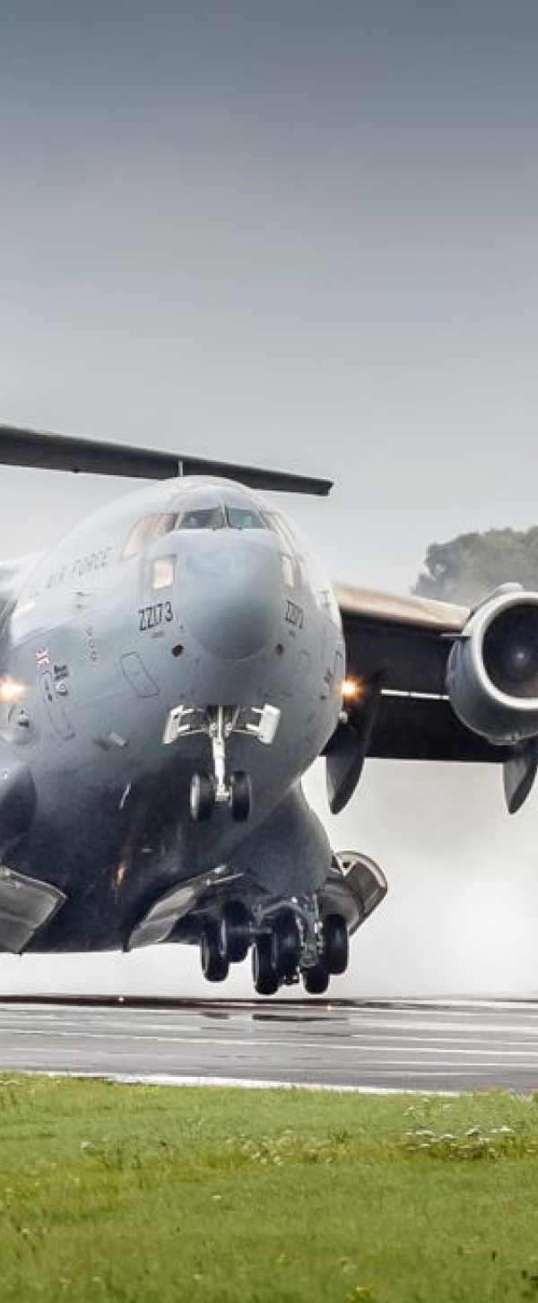RAF Brize Norton runway upgrade asphalt works