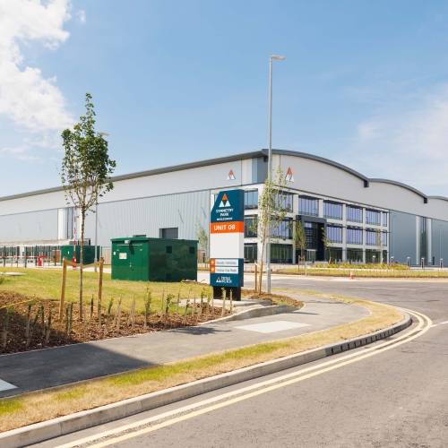 Symmetry Park Biggleswade Phase 3 logistics units completed by VolkerFitzpatrick