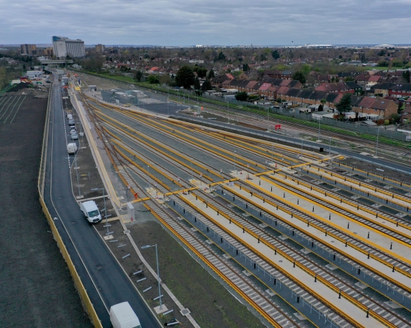 Gosforth Depot aerial shot