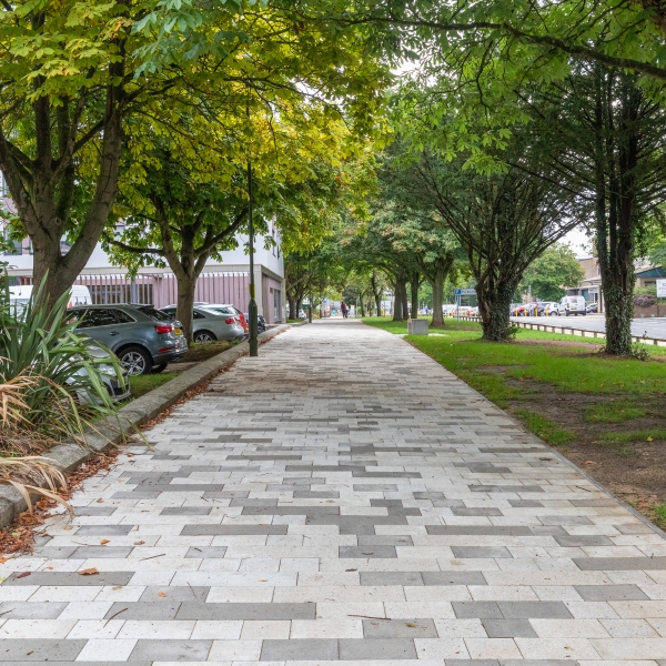 Crawley new footpath