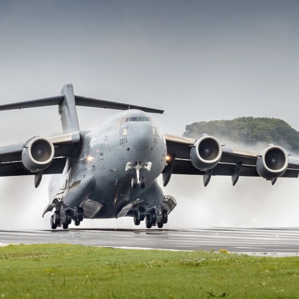 RAF Brize Norton runway upgrade asphalt works