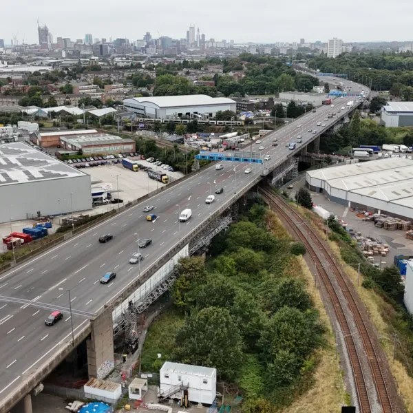 A38(M) Tame Valley Viaduct strengthening works in Birmingham