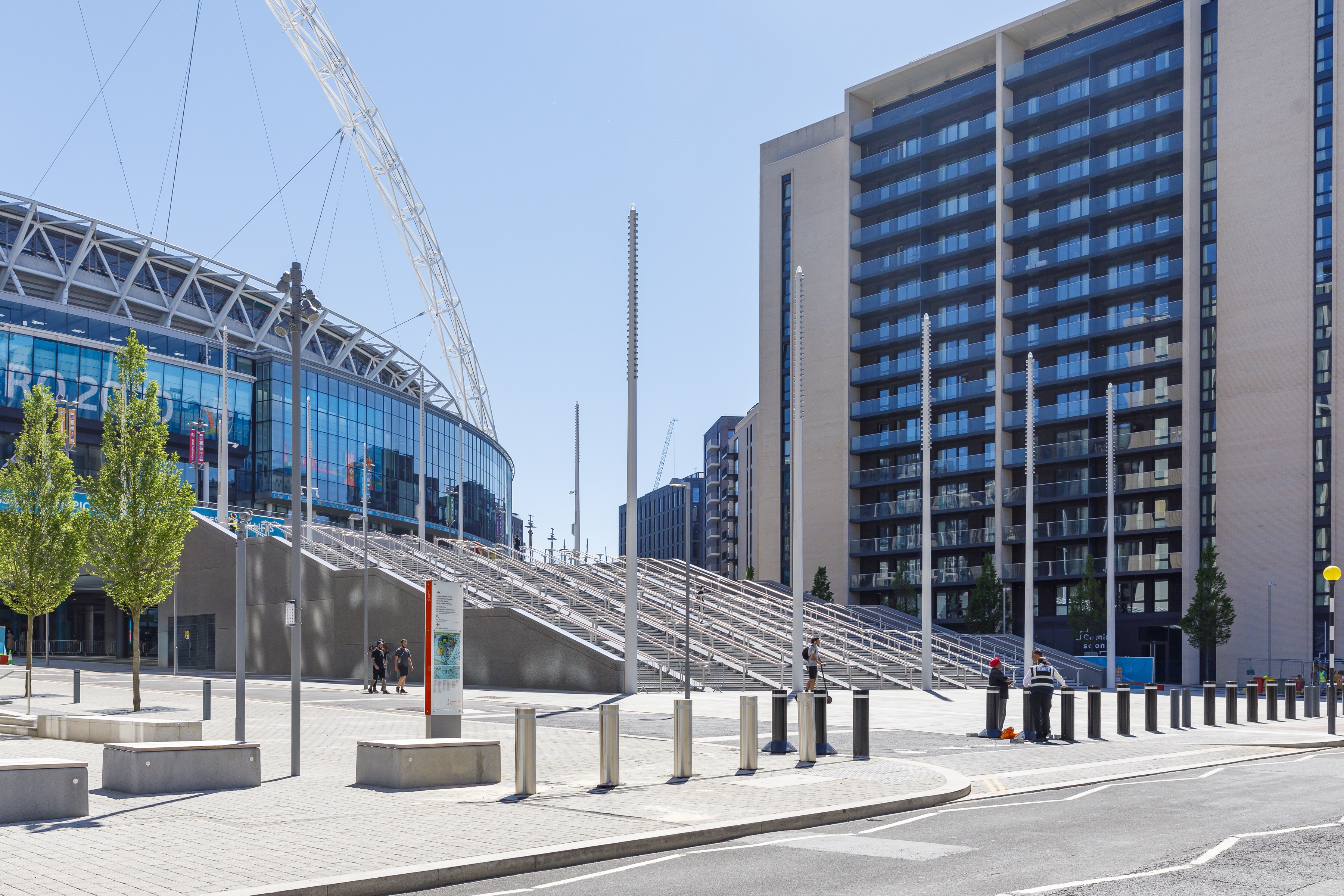 Olympic Steps and Way to Wembley Stadium