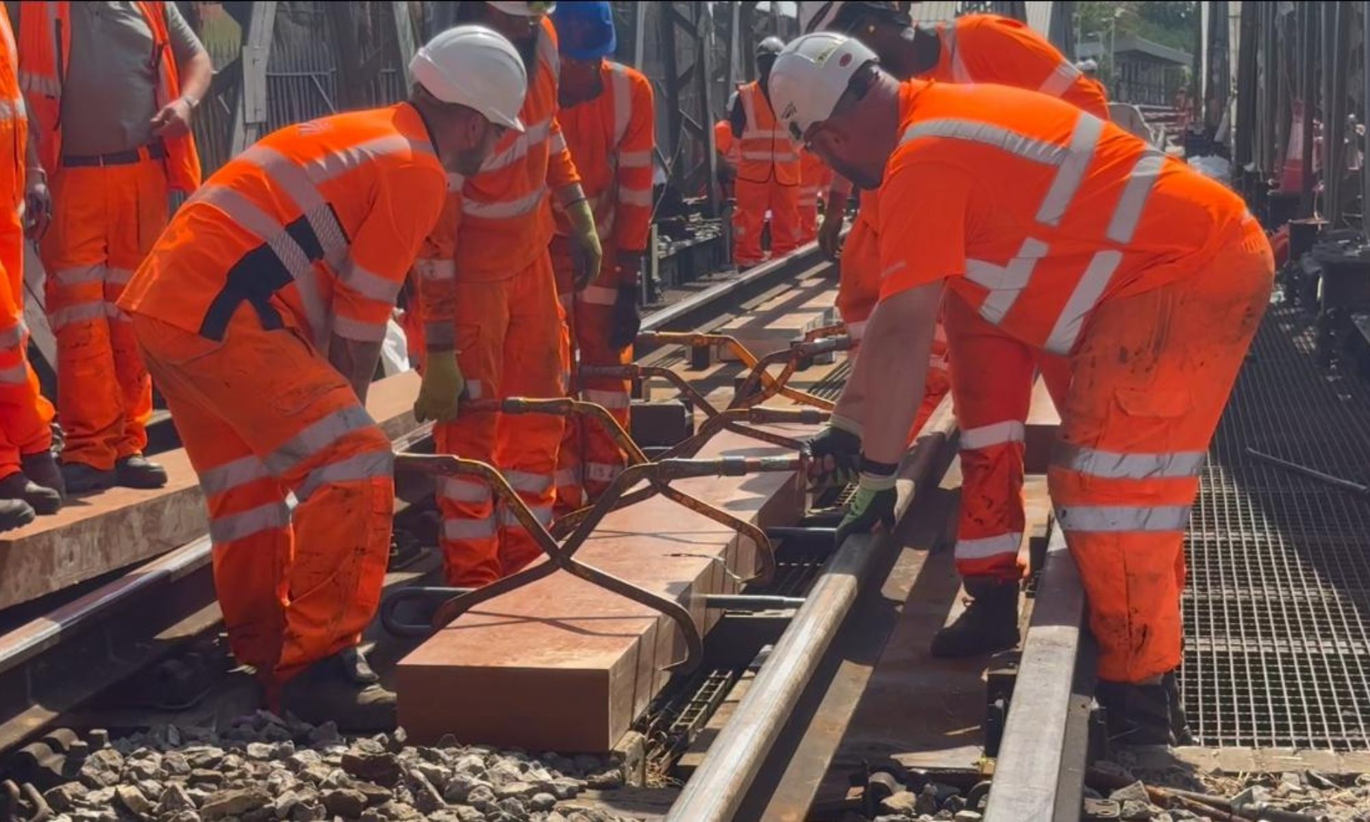 Barnes Bridge renewal works