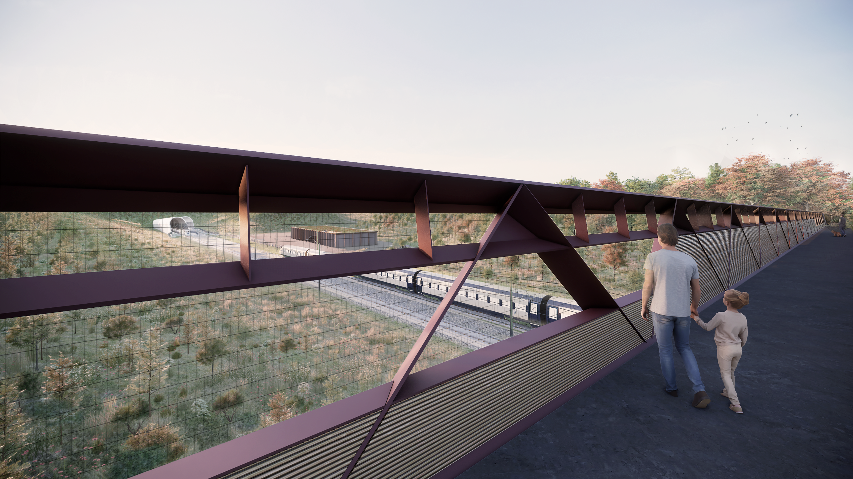 HS2 Chilterns Tunnel North Portal view from public footpath bridge.png