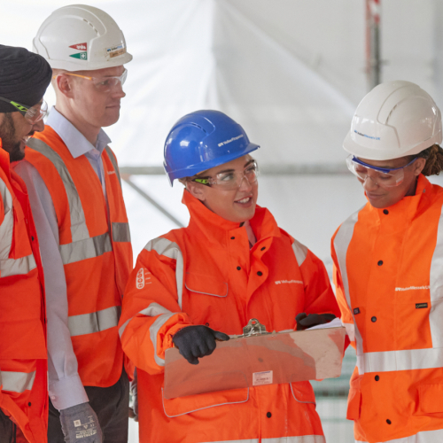 Group shot on site