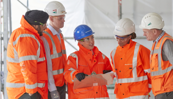 Group shot on site