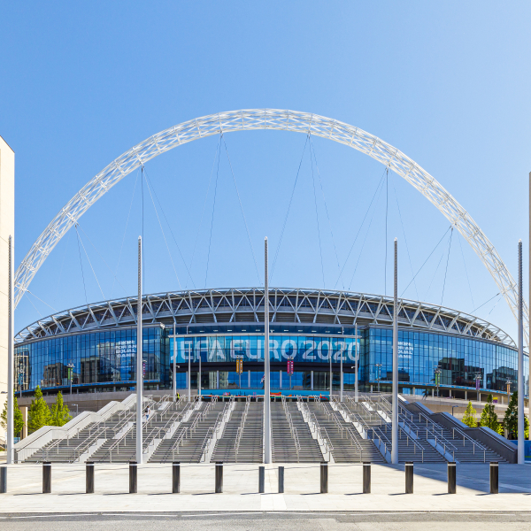 The Olympic Steps leading up to Wembley Stadium 
